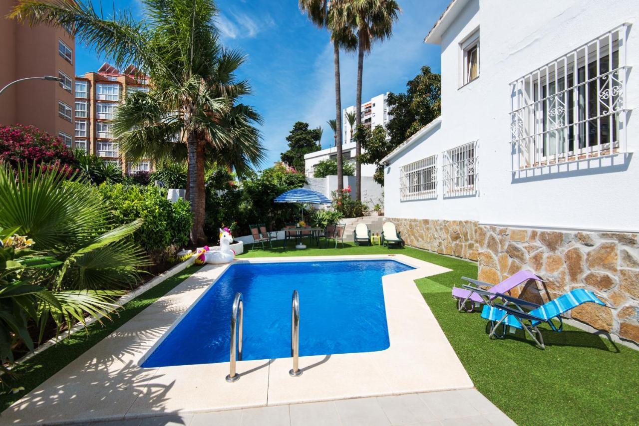 Villa Palm Beach Marina Benalmadena 3 Min Walking From The Sea エクステリア 写真